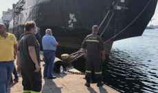 إنتشال جثة عامل سوري وانقاذ عاملين آخرين تعرضوا لانبعاثات غازية في سفينة بمرفأ بيروت