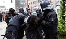 الشرطة الألمانية تعتقل نحو 200 شخص شاركوا بمظاهرة غير مرخصة