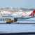 إستمرار إغلاق مطار إسطنبول بسبب الثلوج الكثيفة