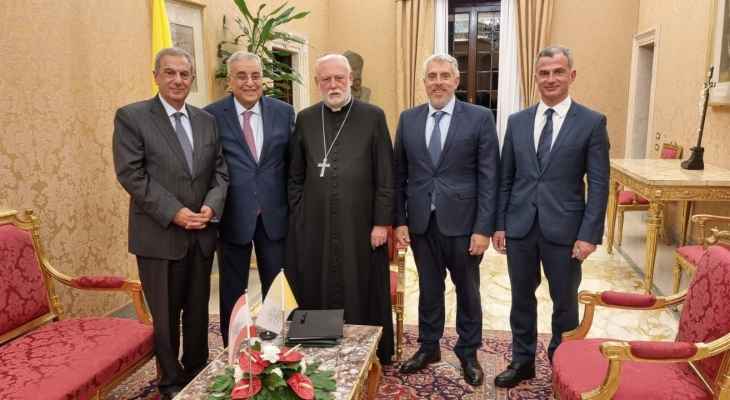 سلسلة لقاءات لبوحبيب في روما بحثت دعم الفاتيكان للبنان والعمل الذي تقوم به الحكومة