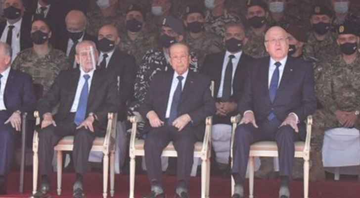 الرئيس عون وبري وميقاتي غادروا وزارة الدفاع في سيارة الرئاسة الأولى إلى قصر بعبدا